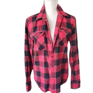 Levi's NBA Raptors plaid flannel (unisex)